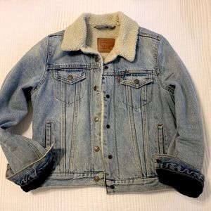 Levi’s Denim Shearling Jacket